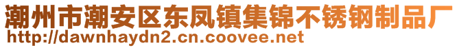 潮州市潮安区东凤镇集锦不锈钢制品厂