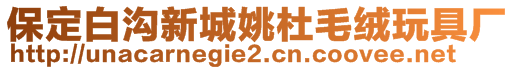 保定白溝新城姚杜毛絨玩具廠