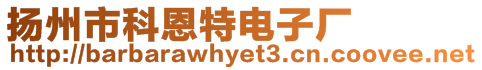 揚州市科恩特電子廠