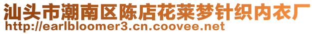 汕頭市潮南區(qū)陳店花萊夢針織內(nèi)衣廠