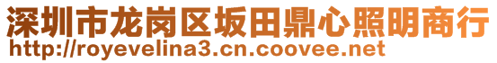 深圳市龍崗區(qū)坂田鼎心照明商行