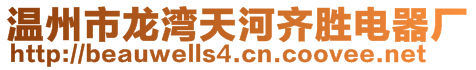 溫州市龍灣天河齊勝電器廠