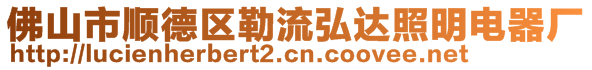 佛山市順德區(qū)勒流弘達(dá)照明電器廠