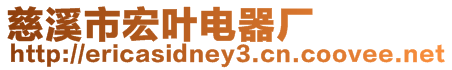 慈溪市宏葉電器廠