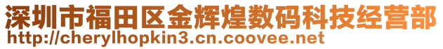 深圳市福田区金辉煌数码科技经营部