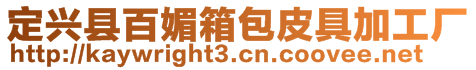 定興縣百媚箱包皮具加工廠