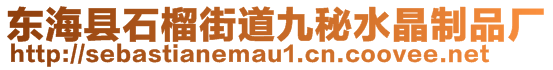 東海縣石榴街道九秘水晶制品廠