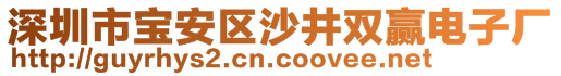 深圳市宝安区沙井双赢电子厂