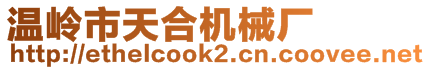 溫嶺市天合機(jī)械廠