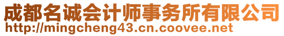 成都名诚会计师事务所有限公司