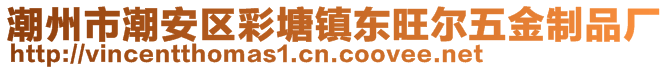 潮州市潮安區(qū)彩塘鎮(zhèn)東旺爾五金制品廠