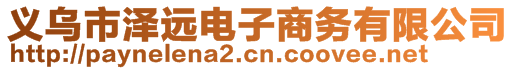 义乌市泽远电子商务有限公司