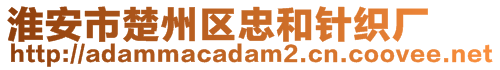 淮安市楚州区忠和针织厂