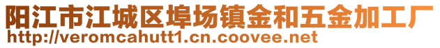 陽(yáng)江市江城區(qū)埠場(chǎng)鎮(zhèn)金和五金加工廠