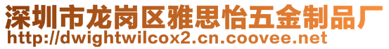 深圳市龍崗區(qū)雅思怡五金制品廠