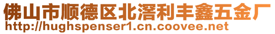 佛山市順德區(qū)北滘利豐鑫五金廠