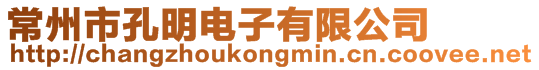 常州市孔明電子有限公司