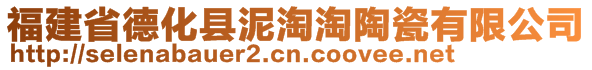 福建省德化縣泥淘淘陶瓷有限公司