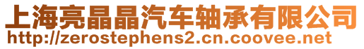 上海亮晶晶汽車軸承有限公司