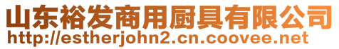 山東裕發(fā)商用廚具有限公司