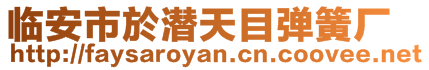 臨安市於潛天目彈簧廠