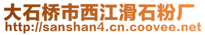 大石桥市西江滑石粉厂