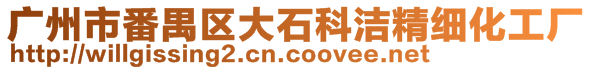 廣州市番禺區(qū)大石科潔精細化工廠