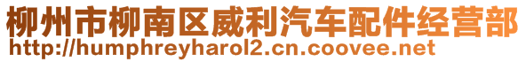 柳州市柳南區(qū)威利汽車(chē)配件經(jīng)營(yíng)部