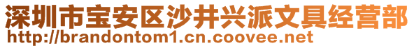 深圳市寶安區(qū)沙井興派文具經(jīng)營部