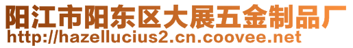 陽江市陽東區(qū)大展五金制品廠