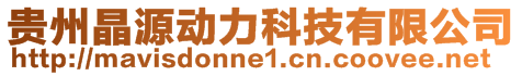 貴州晶源動力科技有限公司