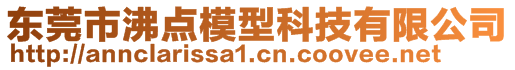 東莞市沸點模型科技有限公司