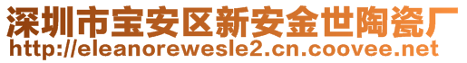 深圳市宝安区新安金世陶瓷厂