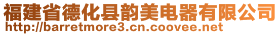 福建省德化縣韻美電器有限公司