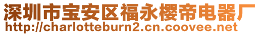 深圳市宝安区福永樱帝电器厂