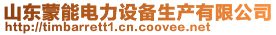 山東蒙能電力設(shè)備生產(chǎn)有限公司