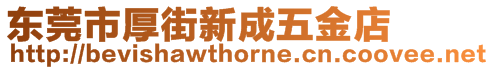 東莞市厚街新成五金店