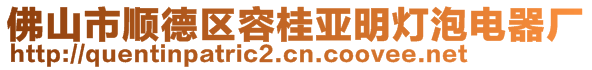 佛山市順德區(qū)容桂亞明燈泡電器廠