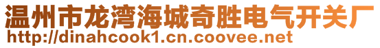 溫州市龍灣海城奇勝電氣開關(guān)廠