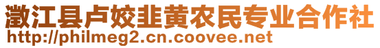 澂江縣盧姣韭黃農民專業合作社