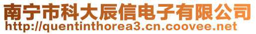 南寧市科大辰信電子有限公司