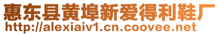 惠東縣黃埠新愛得利鞋廠