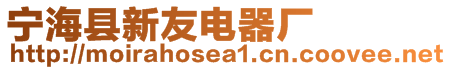 寧海縣新友電器廠