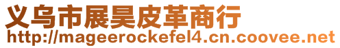 義烏市展昊皮革商行