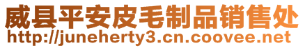 威縣平安皮毛制品銷售處