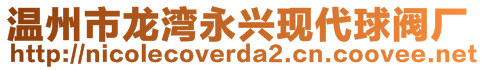 溫州市龍灣永興現(xiàn)代球閥廠