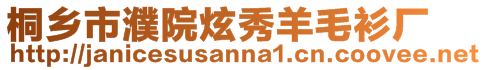 桐鄉市濮院炫秀羊毛衫廠