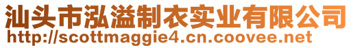 汕頭市泓溢制衣實(shí)業(yè)有限公司