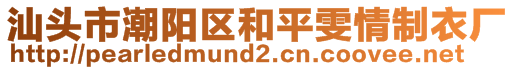 汕頭市潮陽區(qū)和平雯情制衣廠