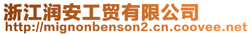 浙江潤安工貿有限公司
